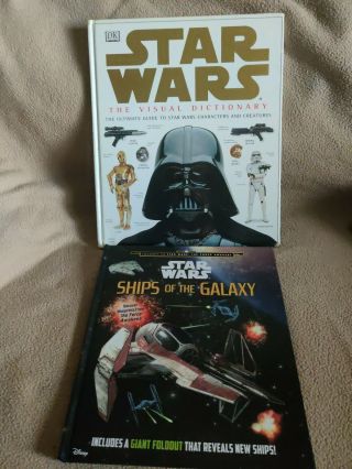 Star Wars The Visual Dictionary Guide Book,  Star Wars Ships Of The Galaxy