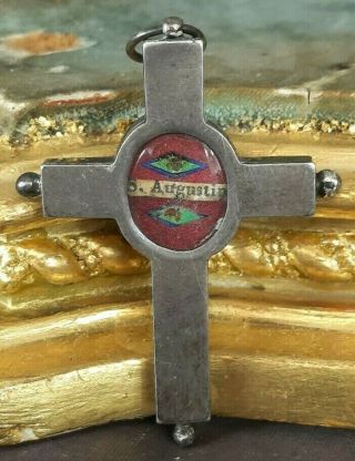 Cross Reliquary Theca St Augustine Of Hippo