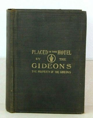 1901 Edition By The Gideons American Standard Version Holy Bible,  Thomas Nelson