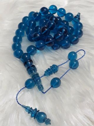 Cataline Sandalos Bakelite Handmade Islamic Prayer 45 Beads Rosary Tasbih Misbah
