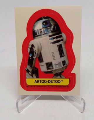 1983 Star Wars Return Of The Jedi Stickers Artoo - Detoo 39 Nm/m