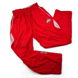 Nike Ohio State Buckeyes Mens Size L Red Athletic,  Running,  Workout Pants