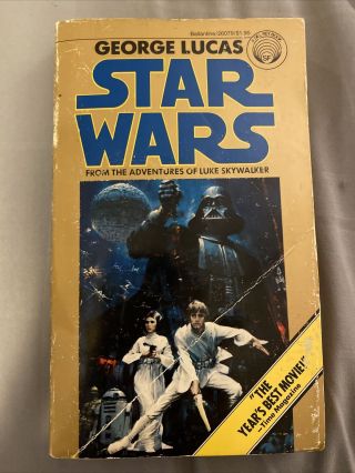 George Lucas 1976 Star Wars Movie Paperback Book