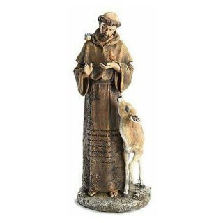 12 " Statue Saint Francis Of Assisi Figures Of Faith