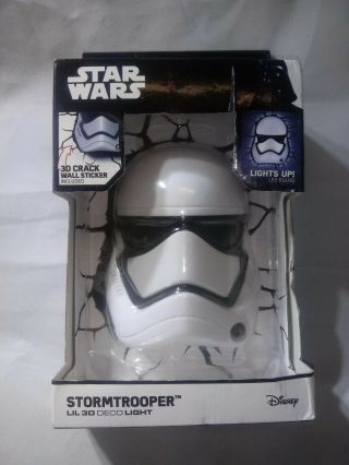 Star Wars Stormtrooper Lil 3d Deco Light Nib