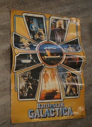 1978 Battlestar Galactica Wall Poster 20 " X 28 "