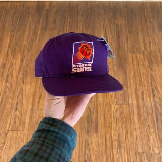Vintage Phoenix Suns Plain Logo Snapback Hat Cap