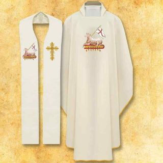 A Set Of Chasuble And Stole 