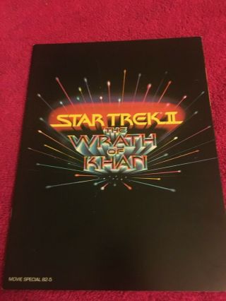 Star Trek Ii The Wrath Of Khan Movie 1982 Special Souvenir Program