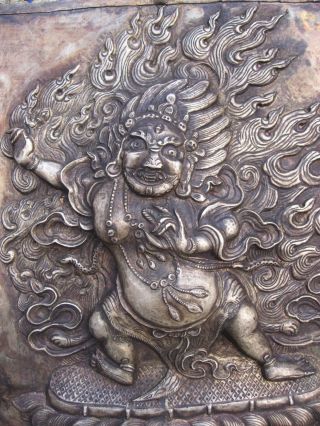 Antique Master Quality Handmade Respousse Tibetan Vajrapani rupa,  Nepal 2