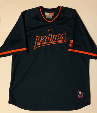 Vintage Nike San Diego Padres Jersey Shirt Mlb Baseball Shirt
