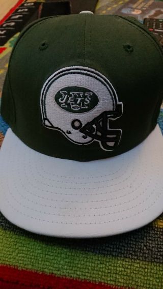 York Jets Era Snapback Hat Cap Vintage Helmet Rare Classic