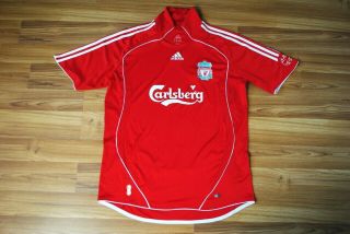 Liverpool England 2006/2007/2008 Home Football Shirt Jersey Adidas Size Large
