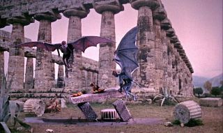 1963’s Jason & The Argonauts Harpies Crash Dinner Party Color 6x10 Scene