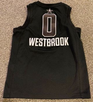 Nike Jordan Russell Westbrook All - Star Edition Swingman Youth M NBA Black Jersey 2