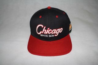 Chicago White Sox Vintage Nike Team Sports Snapback Hat Mlb Script