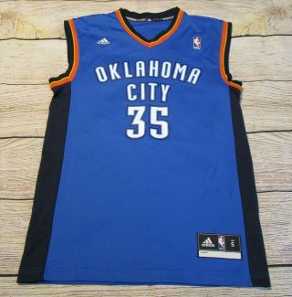 Adidas Oklahoma City Thunder Okc 35 Kevin Durant Blue Nba Basketball Jersey Sm