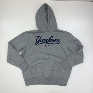 Nike York Yankees Hoodie Sweatshirt Size Men’s 2xl Gray Pullover