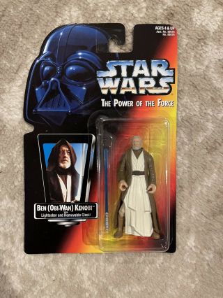 Star Wars Power Of The Force Ben (obi - Wan) Kenobi Kenner Action Figure