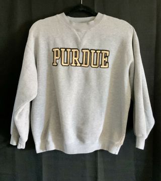 Vintage Purdue Boilermakers Pullover Crew Neck Sweatshirt J.  America Sportswear