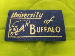 Vintage 1950’s University Of Buffalo Football Felt Badge Pennant