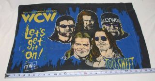 Vintage 1998 Wcw Nwo World Championship Wrestling Pillow Case Hulk Hogan Rare