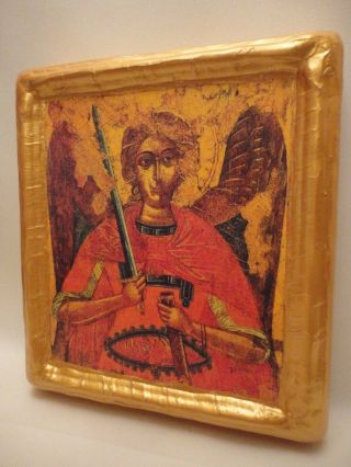 Saint Michael The Archangel Ecclesiastical Byzantine Aegean Greek Orthodox Icon