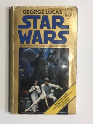 George Lucas Star Wars First Edition/second Printing 1976 Paperback Novel