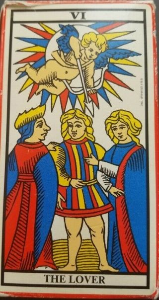 Tarot Of Marseilles 78 Cards With Instruction Booklet B.  P.  Grimaud