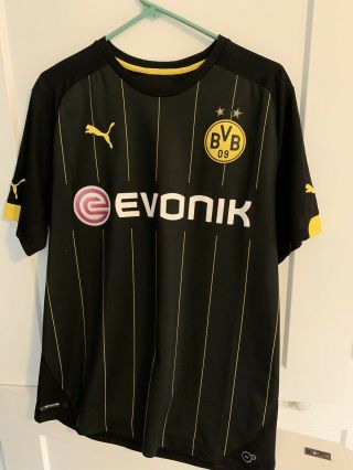 Mens Borussia Dortmund Puma Soccer Jersey Large
