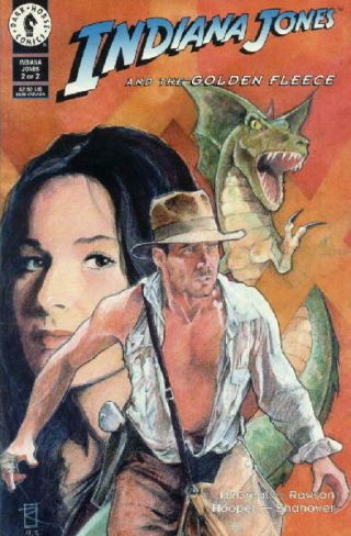 Indiana Jones And The Golden Fleece Comic Book 2 Dark Horse 1994 Near