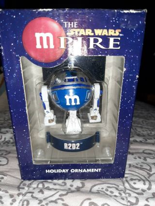 2005 The Star Wars Mpire M&m Holiday Ornament R2d2