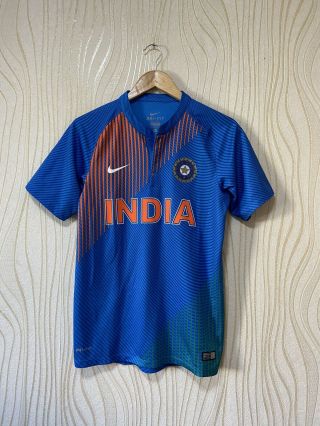 India 2016 2017 Criket Shirt Jersey Nike 728806 - 481 Sz S