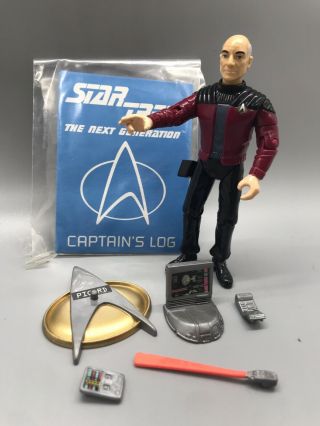 Captain Jean - Luc Picard Jacket Star Trek Playmates Figure Tng Next Generation
