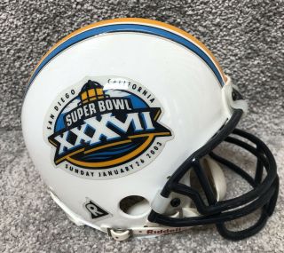 Bowl Xxxvii Riddell Mini Helmet Buccaneers Vs Raiders