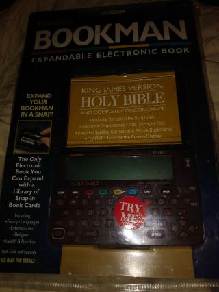 Franklin Bookman Expandable Electronic King James Version Holy Bible 1997