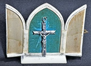 Religious Crucifix Of The Cross Of Jesus Christ In Sterling Silver