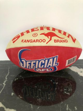 SHERRIN Kangaroo Brand Official AFL FOOTBALL (Sydney Swans) 2
