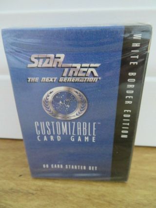 Star Trek The Next Generation Customizable Card Game Starter Set White