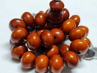 Faturan Amber Handmade Prayer 33 Beads Rosary Tasbeeh Tasbih Misbah
