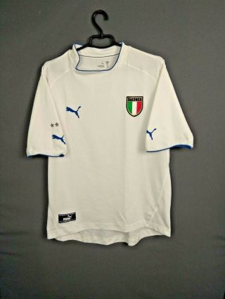 Italia Italy Jersey 2003/04 Away Medium Shirt Mens Maglia Football Puma Ig93