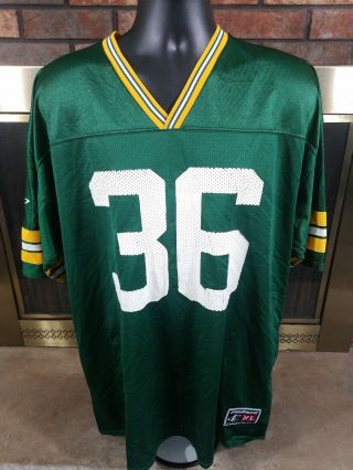 Leroy Butler 36 Vintage Green Bay Packers Nfl Football Jersey Mens Xl Logo Ath.