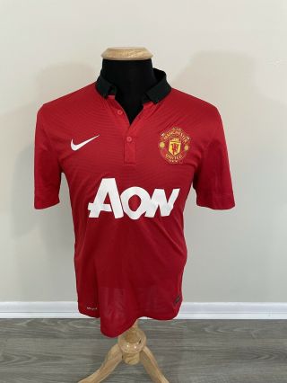 Manchester United Jersey Small 2013 2014 Home Shirt Soccer Nike
