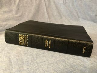 Ryrie Kjv Expanded Edition Study Bible - Black Leather