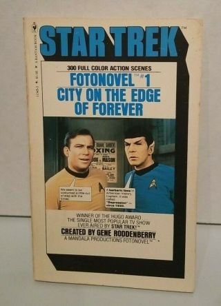 Star Trek Fotonovel 1 - City On The Edge Of Forever - 1st Printing Nov/1977