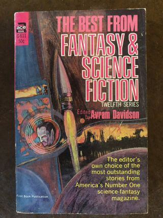 Avram Davidson The Best From Fantasy And Science Fiction Twelfth Series 12th