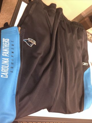Nfl Equipment Reebok Carolina Panthers Mens Fleece Pants 4xl
