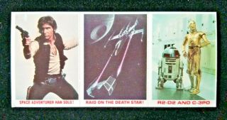 1980 Star Wars Burger King 3 - Card Panels 8 Combined