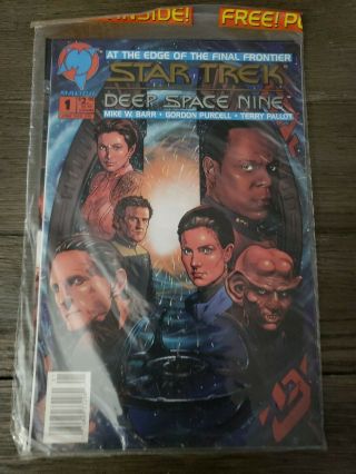 Star Trek: Deep Space Nine Malibu Comic Book 1 A,  1993.  Poster