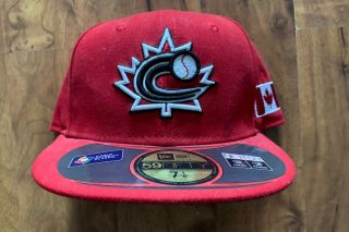 Team Canada 2013 World Baseball Classic Hat - By Era - Fitted Size 7 1/8